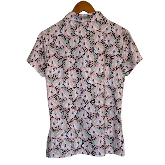 Not For Sale Bad Birdie Polo Women Large Pink Golf Performance 4 Way‎ Stretch - Picture 6 of 9